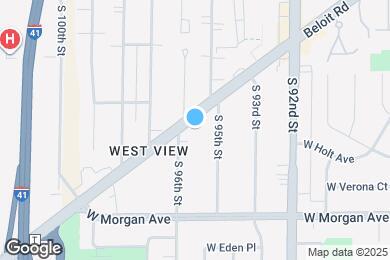 Map image of the property - 9531 W Beloit Rd