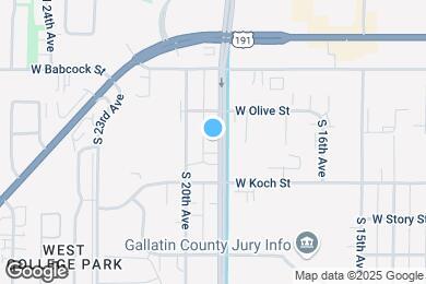 Map image of the property - 215 S 19th Ave