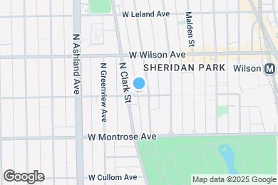 Map image of the property - 1410 W Sunnyside Ave