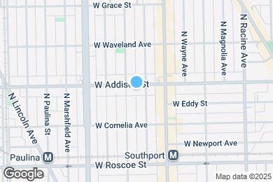 Map image of the property - 1445 W Addison St