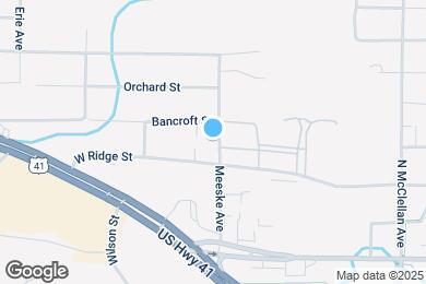 Map image of the property - 201 Meeske Ave