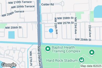Map image of the property - 20420 NW 25th Ct