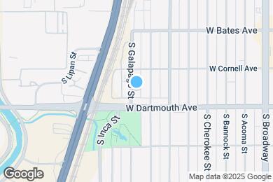 Map image of the property - 3056 S Galapago St