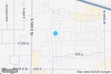 Map image of the property - 629 E 460 S