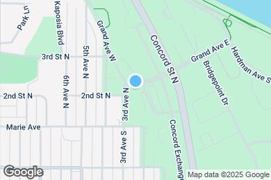 Map image of the property - 221 Grand Ave W