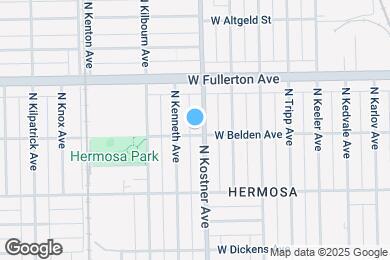 Map image of the property - 4408 W Belden St