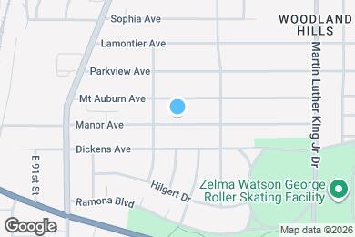 Map image of the property - 9813 Manor Ave