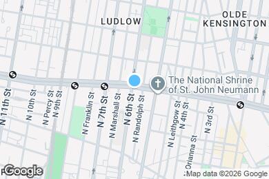 Map image of the property - 534 W Girard Ave