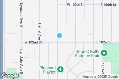 Map image of the property - 220 W 102nd St