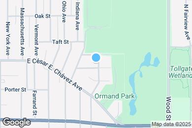 Map image of the property - 1305 Maryland Ave
