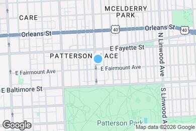 Map image of the property - 107 N Milton Ave