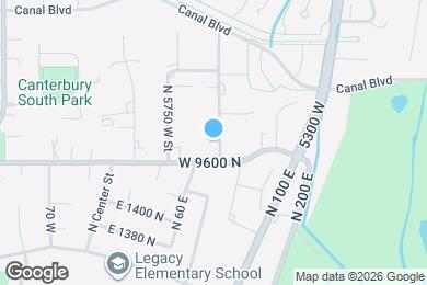 Map image of the property - 9629 N 5650 W