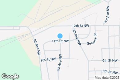 Map image of the property - 806 11th St NW
