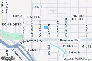 Map image of the property - University Vista Student Apartments
