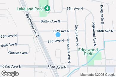 Map image of the property - 6800 64th Ave N