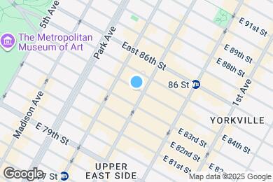 Map image of the property - 160 E 84th St