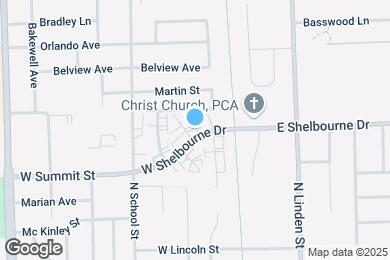 Map image of the property - 108 W Shelbourne Dr