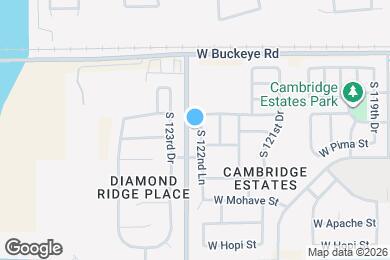 Map image of the property - 1418 S 122nd Ln