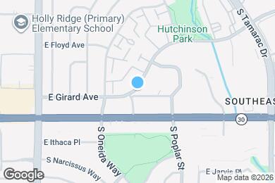 Map image of the property - 6940 E Girard Ave