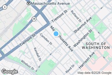 Map image of the property - 555 Massachusetts Ave