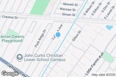 Map image of the property - 732 Arnold Ave