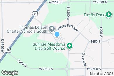 Map image of the property - 1255 W 2401 S