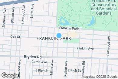 Map image of the property - 1513 Oak St