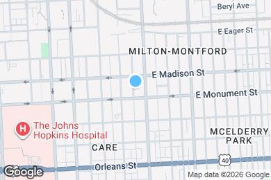 Map image of the property - 701 N Madeira St