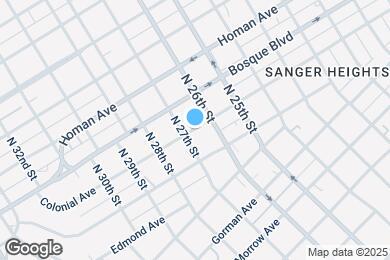 Map image of the property - 2620 Colonial Ave