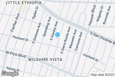 Map image of the property - 1221 S Curson Ave