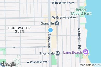 Map image of the property - 6149 N Broadway