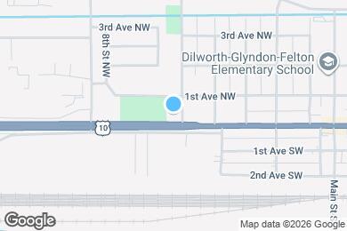 Map image of the property - Meadowlark Apartments