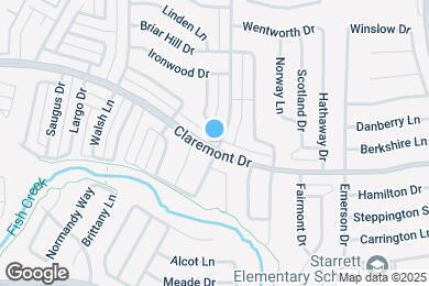 Map image of the property - 2800 Claremont Dr