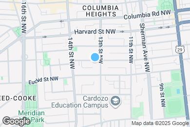 Map image of the property - 1308 Fairmont St NW