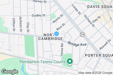 Map image of the property - 131 Rindge Ave