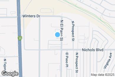 Map image of the property - 3410 N El Paso St
