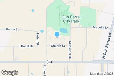 Map image of the property - SilverLeaf Apartments at Gun Barrel City