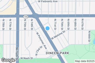 Map image of the property - 7252 W Appleton Ave