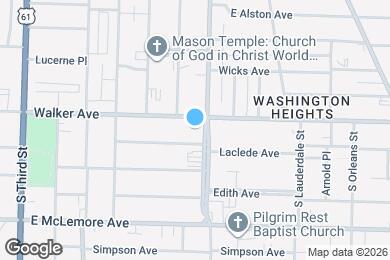 Map image of the property - 1025 S Wellington St