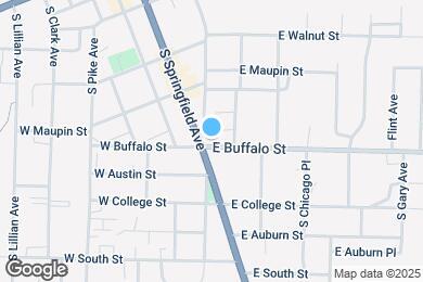 Map image of the property - 601 E Buffalo St