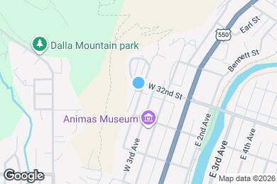 Map image of the property - 3129 W 4th Ave