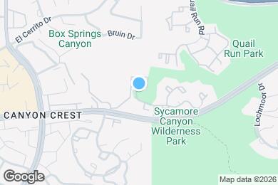 Map image of the property - The Trails at Canyon Crest Apartments