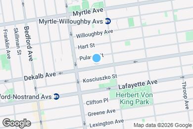 Map image of the property - One Bedroom on Dekalb at Nostrand