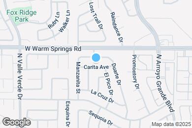 Map image of the property - 1731 Carita Ave