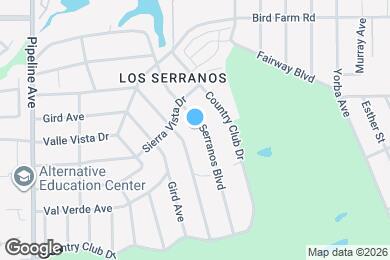 Map image of the property - 4433 Los Serranos Blvd
