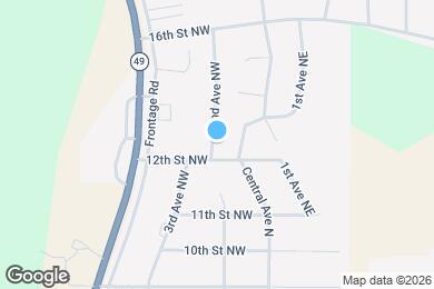 Map image of the property - 1306 2nd Ave NW