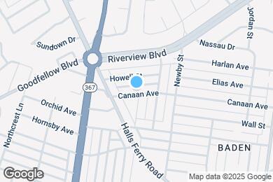 Map image of the property - 1135 Canaan Ave