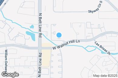 Map image of the property - 3203 W Walnut Hill Ln