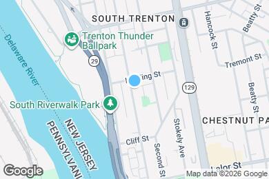 Map image of the property - 618 Centre St