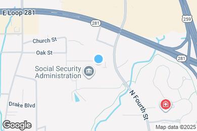 Map image of the property - 616 Oak St